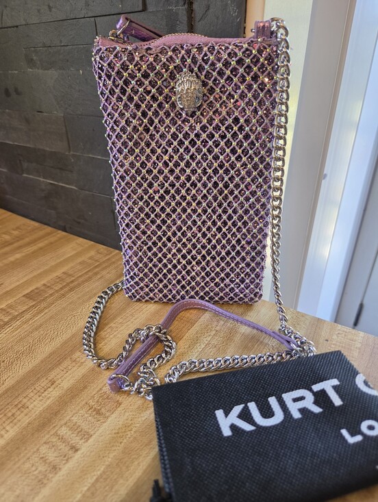 Kurt Geiger Handbags - Kurt Geiger NWT Lilac Phone/Card Crossbody & Dustbag